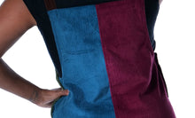 Load image into Gallery viewer, Patch Cord Dungaree Dress
