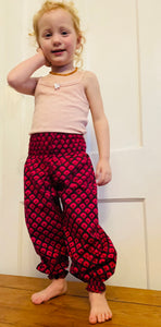 Children's Print Cotton GENIE Trousers