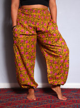 Load image into Gallery viewer, GENIE TROUSERS - Rose Print Cotton
