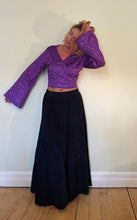 Load image into Gallery viewer, Emma&#39;s Emporium Star print flared Sleeve Tie Top
