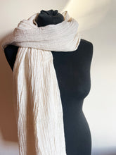 Load image into Gallery viewer, Emma&#39;s Emporium Natural Cotton scarf
