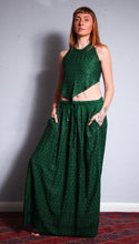 Load image into Gallery viewer, Buy now online. Emma's Emporium sequin backless hanky top. Beautiful halter-neck sun top, embroidered and adorned with sequins. made from soft rayon. Emma's Emporium ethical slow fair trade fashion, women's hippie and festival clothing.
