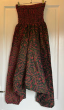 Load image into Gallery viewer, Emma&#39;s Emporium fleece genie harem trousers, loose fit warm winter  hippy pants, made from machine washable vegan fleece, in bright flower or paisley design. Slow fashion, ethically sourced hippie festival hippy fashion.
