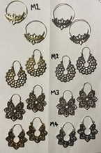 Load image into Gallery viewer, Earrings - Brass Tribal Gypsy Earrings - Medium

