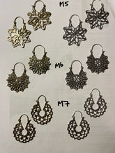 Load image into Gallery viewer, Earrings - Brass Tribal Gypsy Earrings - Medium
