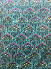 Load image into Gallery viewer, Buy now online, Emma&#39;s Emporium peacock Genie trousers, cotton loose fit trousers in Indian peacock print. Emma&#39;s Emporium online store, ethical alternative women&#39;s fashion; hippie festival clothing and accessories, ethically sourced from India.
