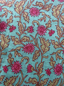 GENIE TROUSERS - Flower Print Cotton