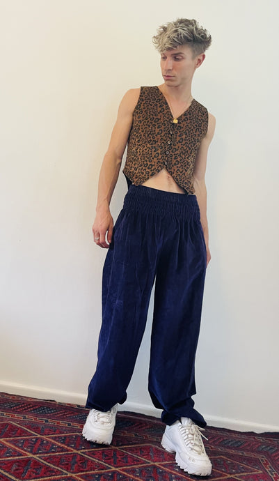 Emma's Emporium Velvet genie trousers, warm winter, fair trade ethical alternative fashion, hippie festival men's women's unisex gender fluid clothing. Shop online now at Emma's Emporium!