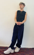 Load image into Gallery viewer, Emma&#39;s Emporium Velvet genie trousers, warm winter, fair trade ethical alternative fashion, hippie festival men&#39;s women&#39;s unisex gender fluid clothing. Shop online now at Emma&#39;s Emporium!

