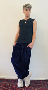 Emma's Emporium Velvet genie trousers, warm winter, fair trade ethical alternative fashion, hippie festival men's women's unisex gender fluid clothing. Shop online now at Emma's Emporium!