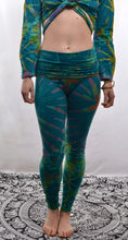 Load image into Gallery viewer, Shop now online at Emma&#39;s Emporium! Cotton lycra tie dye leggings, colourful comfy festival leggings!
