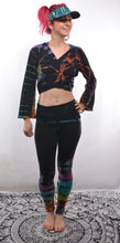 Load image into Gallery viewer, Shop now online at Emma&#39;s Emporium! Cotton lycra tie dye leggings, colourful comfy festival leggings!
