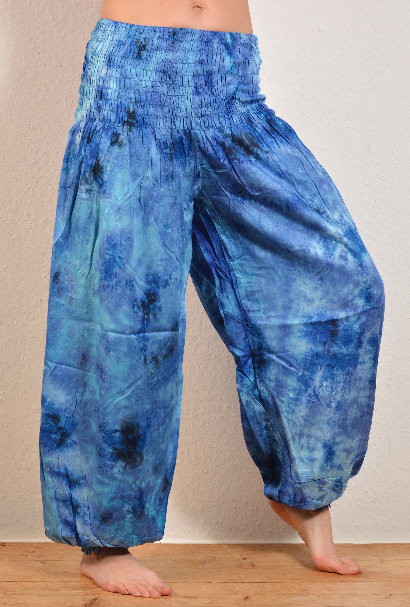 Emma s Emporium colourful soft tie dye Genie harem TROUSERS