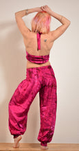 Load image into Gallery viewer, Buy online from Emma&#39;s Emporium wholesale women&#39;s festival, alternative and hippie clothing. Multicoloured rainbow tie dye genie harem loose summer trousers. Shop now at Emma&#39;s Emporium UK clothing retail.
