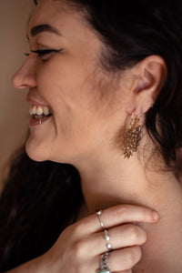 Emma's Emporium Brass tribal earrings