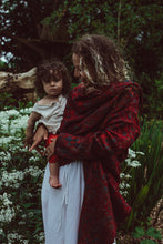 Load image into Gallery viewer, Emma&#39;s Emporium Autumn Winter wrap blanket cardigan in paisley fleece
