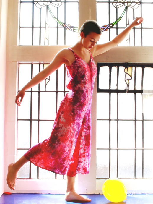 Emma's Emporium Tie Dye Hippie Jumpsuit, alternative festival clothing and ethical fashion