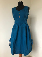Load image into Gallery viewer, Buy now online from Emma&#39;s Emporium. Organic cotton summer sun dress with side pockets. Emma&#39;s Emporium women&#39;s festival clothing
