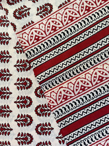 Close Up. Block Printed Natural Cotton Scarf, Scarves, Sarong. Perfect for beach or lightweight scarf. Emma's Emporiumalternative women's fashion, Hippy Festival Fashion, Homewares and accessories. Fair trade and Ethically sourced from India and around the world. Emma's Emporium.