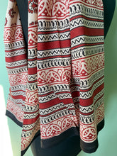 Load image into Gallery viewer, Block Printed Natural Cotton Scarf, Scarves, Sarong. Perfect for beach or lightweight scarf. Emma&#39;s Emporiumalternative women&#39;s fashion, Hippy Festival Fashion, Homewares and accessories. Fair trade and Ethically sourced from India and around the world. Emma&#39;s Emporium.
