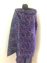 Load image into Gallery viewer, Emma&#39;s Emporium Ethical fasion. Women&#39;s Hippy Paisley Blanket wrap winter cardigan 
