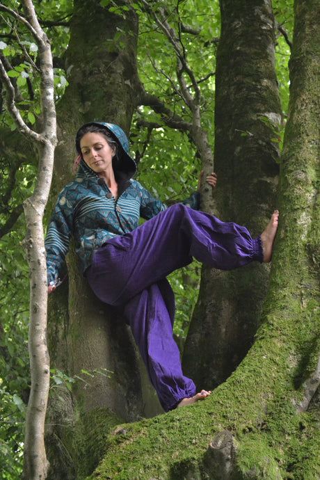 Emma's Emporium Corduroy winter genie harem trousers, boho hippie festival fashion