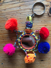 Load image into Gallery viewer, Keyring - Mirror/Pom Pom

