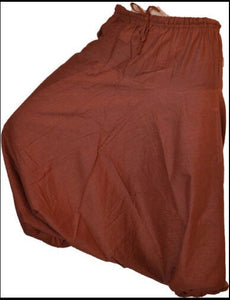 Organic Cotton Drawstring Trousers - Unisex/Mens