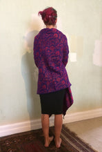 Load image into Gallery viewer, Emma&#39;s Emporium Ethical fasion. Women&#39;s Hippy Paisley Blanket wrap winter cardigan 
