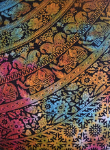 Load image into Gallery viewer, Emma&#39;s Emporium Tie Dye Mandala Double or Kingsize Bed Spread, Wall Hanging, or Throw. 100% Cotton printed in India. Visit our website for more Hippy, Boho and Festival women&#39;s clothing, accessories and homewares. Ethically sourced from around the world.
