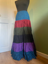 Load image into Gallery viewer, Buy now online from Emma&#39;s Emporium, organic cotton multi colour maxi skirt or bandeau dress. Emma&#39;s Emporium ethically sourced women&#39;s clothing, gifts and accessories.
