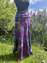 Load image into Gallery viewer, Buy now online from Emma&#39;s Emporium! Tie dye cotton lycra maxi skirt, complete your summer festival hippy look with Emma&#39;s Emporium&#39;s colourful alternative hippy clothing.
