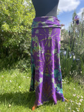 Load image into Gallery viewer, Buy now online from Emma&#39;s Emporium! Tie dye cotton lycra maxi skirt, complete your summer festival hippy look with Emma&#39;s Emporium&#39;s colourful alternative hippy clothing.
