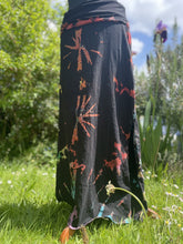 Load image into Gallery viewer, Buy now online from Emma&#39;s Emporium! Tie dye cotton lycra maxi skirt, complete your summer festival hippy look with Emma&#39;s Emporium&#39;s colourful alternative hippy clothing.
