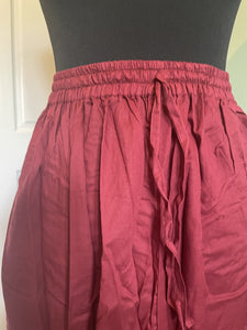 Organic Cotton full length gypsy skirt
